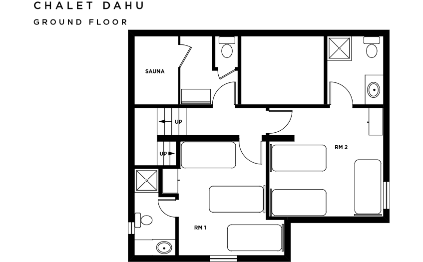 Chalet Dahu Les Arcs Floor Plan 3